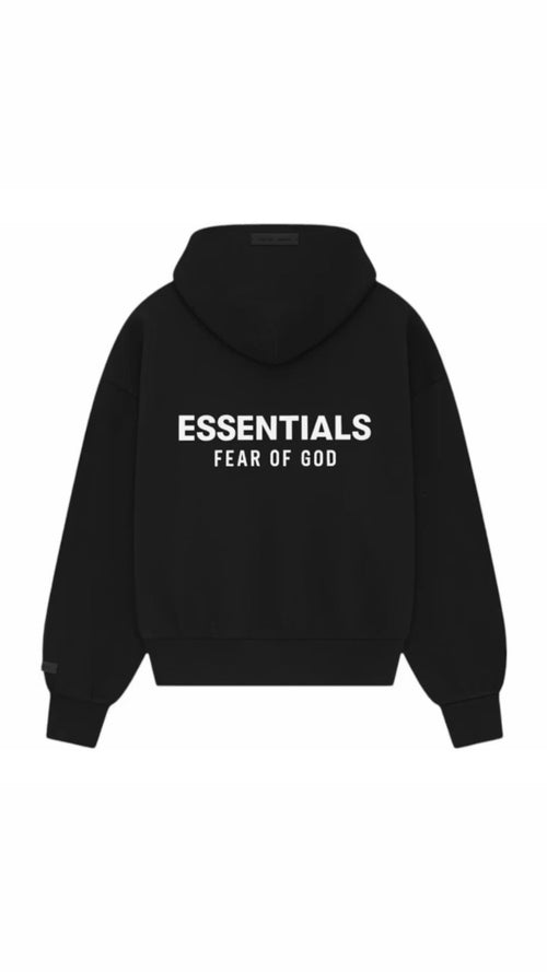 Essential Fear Of God Full Zip UP BLACK