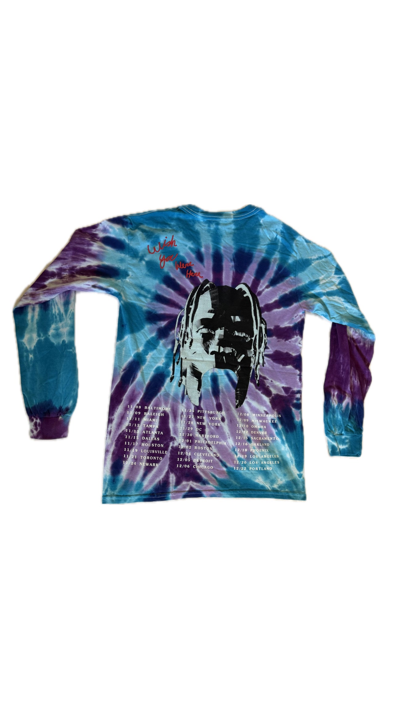 Travis Scott Astroworld Tie-die L/s