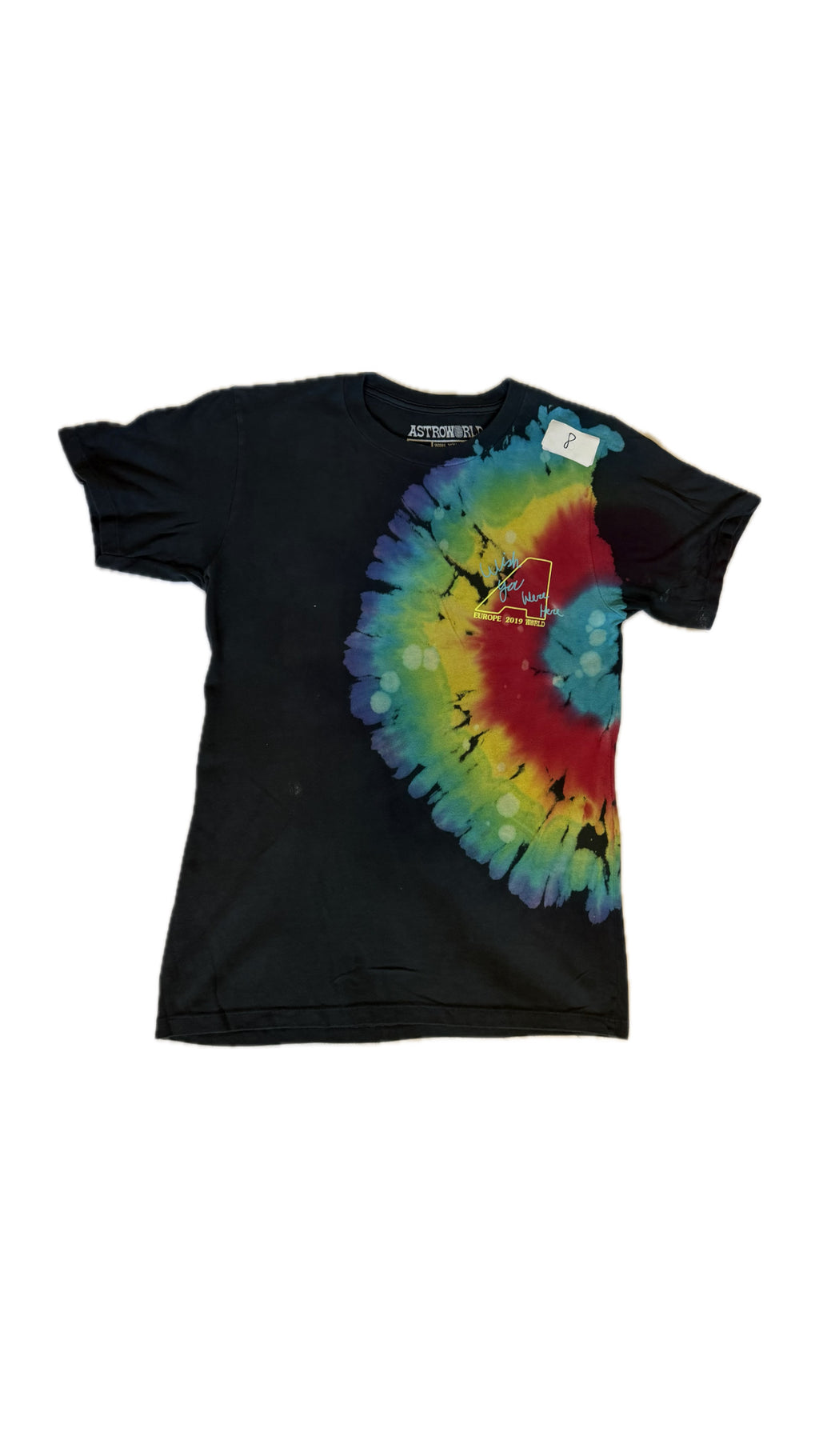 Travis Scott tie-dye  tee ￼