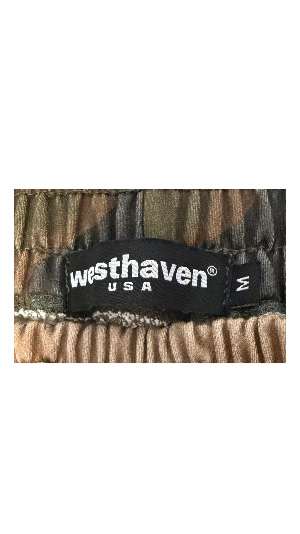 West haven Camo oversized Sweatpants