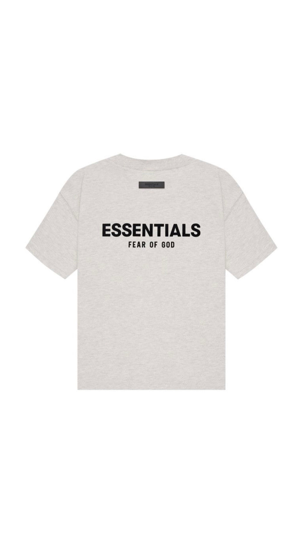 Essential Fear Of God Light Heather Gray Tee